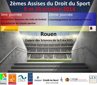 2èmes Assises du Droit du Sport organisées par le Barreau de Rouen